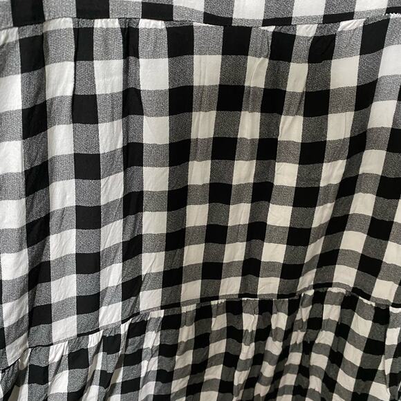 Unbranded Gingham Dress SIZE SMALL Gingham Check Sleeveless Mini Prairie Style - Picture 7 of 7